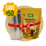 KRISHNA FAMILY COFFEE PREMIUM 250GM + FILTER COFFEE MAKER