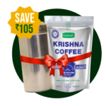 KRISHNA COFFEE PURE COFFEE 100GM + FILTER COFFEE MAKER